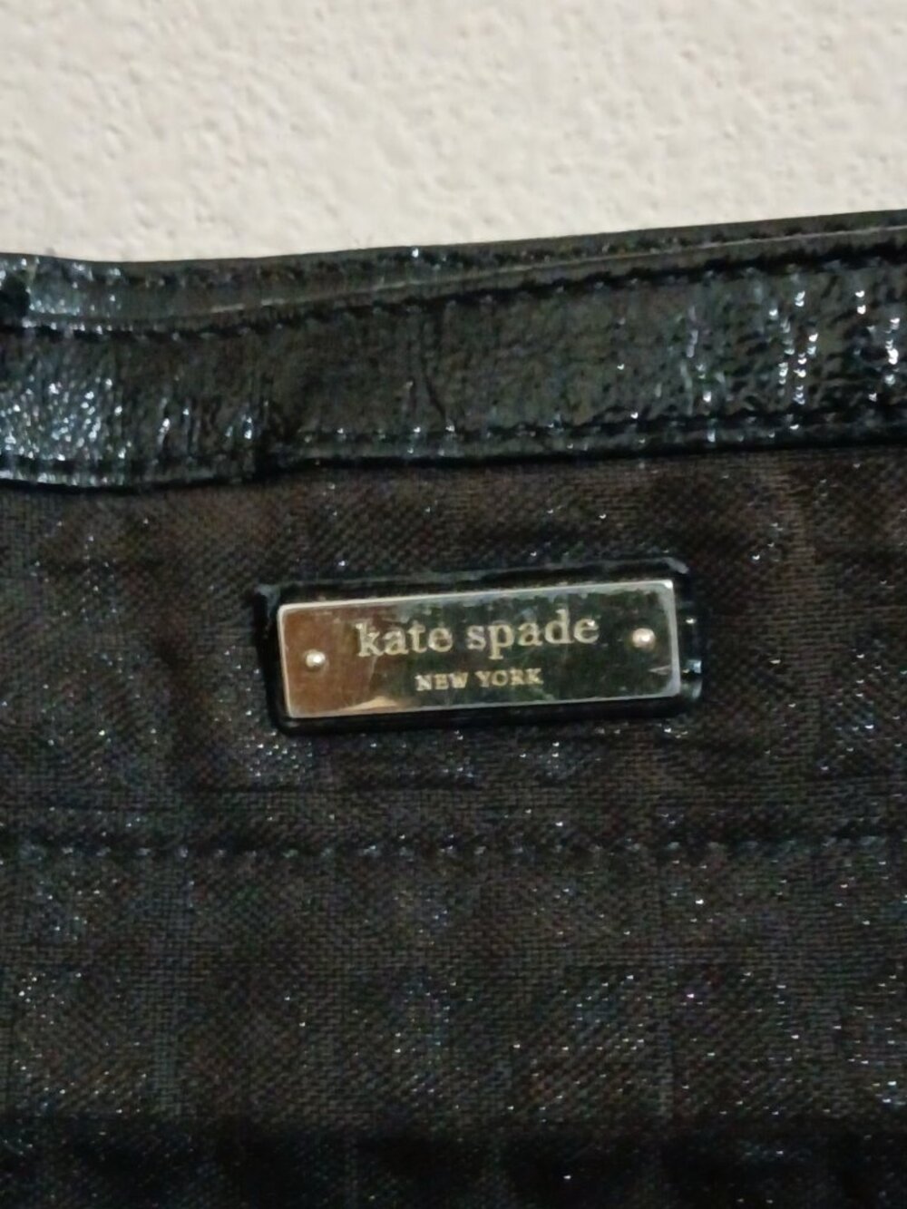kate spade new york Black Crossbody Bag Bow Accent Gold Hardware - Picture 3 of 15
